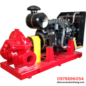 Bơm cứu hỏa Ebara động cơ Diesel 2 cửa hút