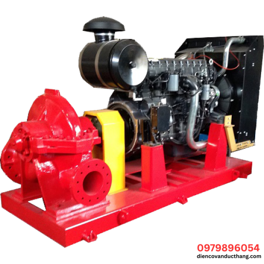 Bơm cứu hỏa Ebara động cơ Diesel 2 cửa hút