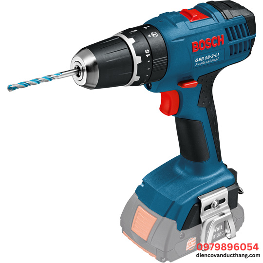 Bộ kết hợp không dây Bosch GSB 18-2-LI Professional