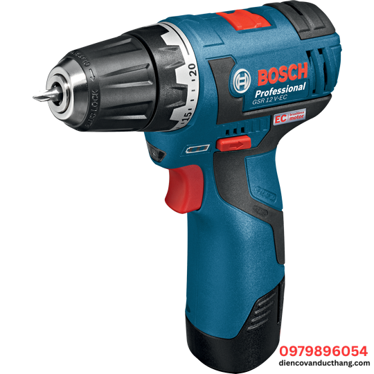 Máy khoan/bắt vít dùng pin Bosch GSR 12 V-EC 